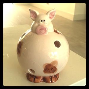 Ceramic 🐽 Pig Tea Light Candle 🕯 Holder